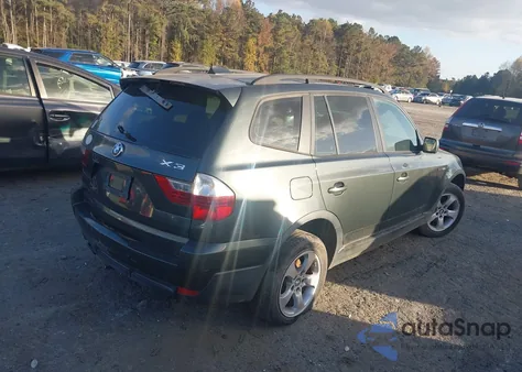 2007 BMW X3 3.0Si z USA, uszkodzony, nr VIN WBXPC93467WF17244